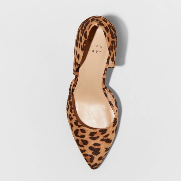 NWT A New Day Lacey D’orsay Leopard Print Heels - Picture 3 of 3